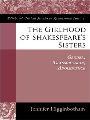 cover image of The Girlhood of Shakespeare's Sisters